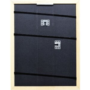 effect Holz-Bilderrahmen Profil 43 weiß hochglanz 45x60 cm Normalglas