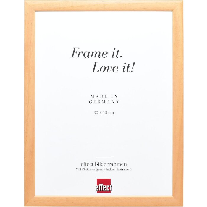 Effect Holz-Bilderrahmen Profil 43 Natur 59,4x84,1 cm Normalglas