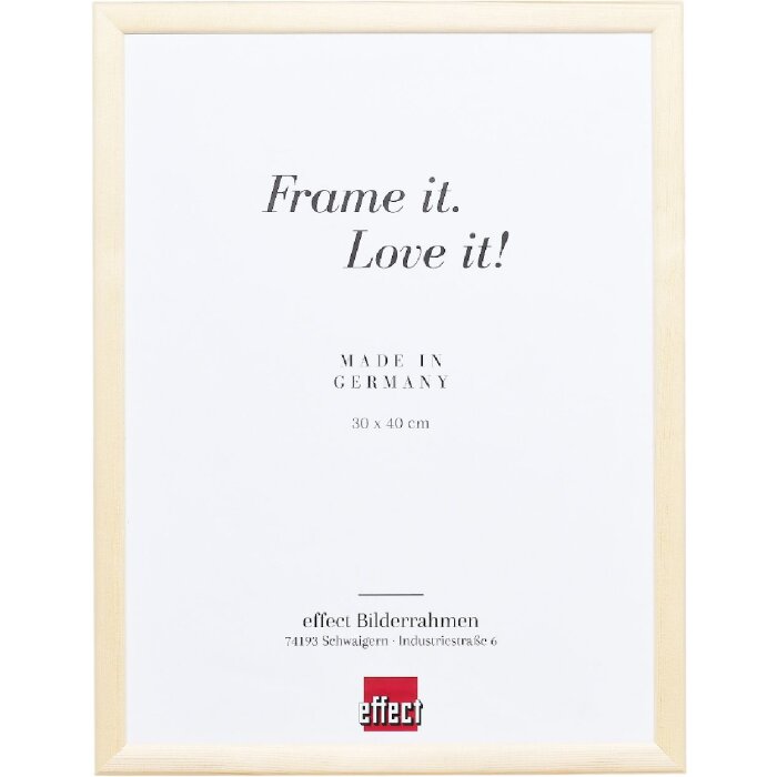 Effect Holzbilderrahmen Profil 45 Kiefer 14,8x21 cm Klarglas