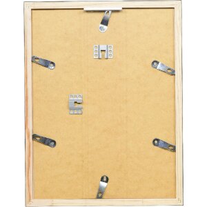 Effect Holzrahmen Profil 48 silber 13x13 cm Klarglas