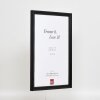 effect Bilderrahmen Profil 48 schwarz 13x18 cm Klarglas