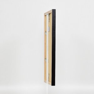Effect Holzrahmen Profil 48 schwarz 18x24 cm Klarglas