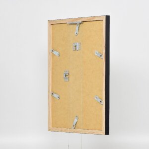 Effect Holzrahmen Profil 48 schwarz 18x32 cm Klarglas
