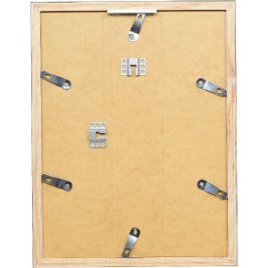 Effect Holzrahmen Profil 48 schwarz 40x50 cm Klarglas