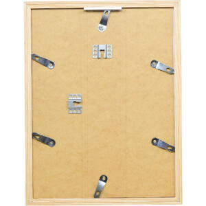 Effect Holzrahmen Profil 48 weiß 40x50 cm Klarglas