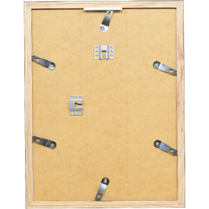 Effect Holzrahmen Profil 48 schwarz 50x50 cm Klarglas