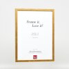 Effect Holzrahmen Profil 51 antikgold 9x13 cm Klarglas