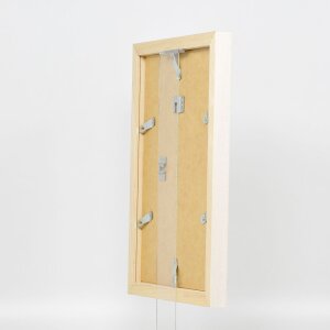 Efekt Drewniana ramka na zdjęcia Profil 52 biały 40x60 cm Normalne szkło