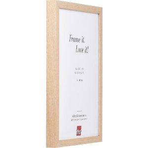 effect HAN 0540-2550-50 Holzrahmen Profil 54 kalkeiche 25x50 cm Klarglas