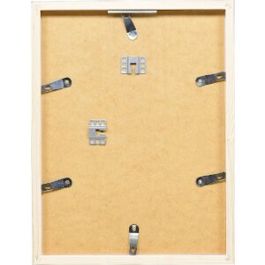 effect 0540-3042-51 Holzrahmen Profil 54 Nußbaum 29,7×42 cm mit Klarglas