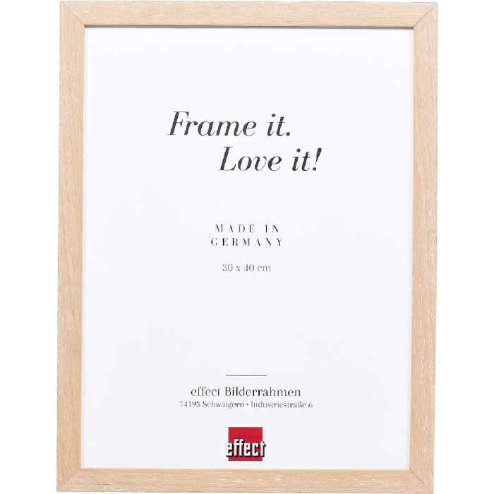 effect Bilderrahmen 0540-6090-50 Holzrahmen Profil 54 Kalkeiche 60x90 cm