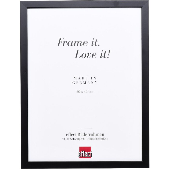 effect Holzrahmen Profil 58 Schwarz 20x20 cm – 0580-2020-03