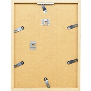 Effect Holzrahmen Profil 58 silber 60x60 cm Klarglas 0580-6060-01