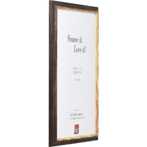 Effect Holzrahmen Profil 67 dunkelbraun 18x24 cm Klarglas