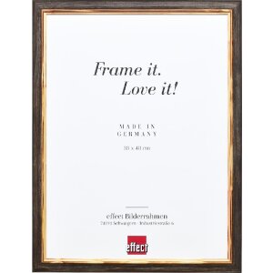 effect Holzrahmen Profil 67 dunkelbraun 29,7x42 cm Klarglas