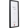 effect Holzbilderrahmen Profil 69 Schwarz 28x35 cm Klarglas