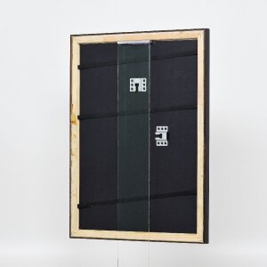Efekt Drewniana ramka na zdjęcia Profil 85 Czarny 14.8x21 cm Normalne szkło