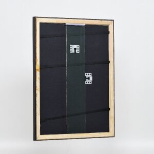 Efekt Drewniana ramka na zdjęcia Profil 85 Czarny 14.8x21 cm Normalne szkło