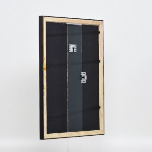 Efekt Drewniana ramka na zdjęcia Profil 85 Czarny 14.8x21 cm Normalne szkło