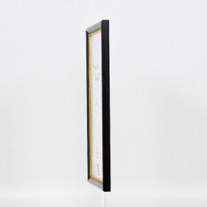 Efekt Drewniana ramka na zdjęcia Profil 85 Czarny 14.8x21 cm Normalne szkło