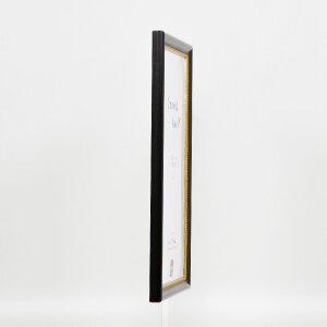 Efekt Drewniana ramka na zdjęcia Profil 85 Czarny 14.8x21 cm Normalne szkło