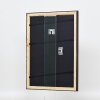 Efekt Drewniana ramka na zdjęcia Profil 85 Czarny 14.8x21 cm Normalne szkło