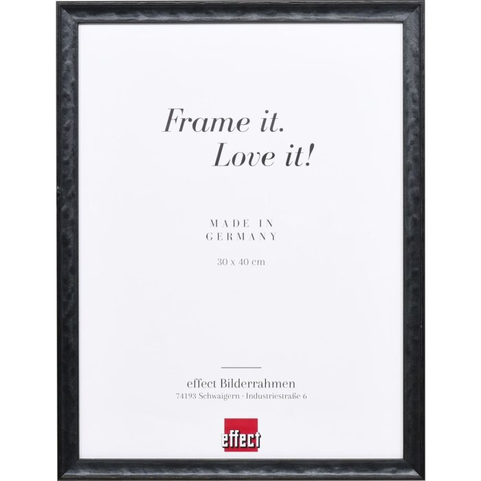 Efekt Rama drewniana Profil 2070 Szkło zwykłe 10x15 cm Czarna