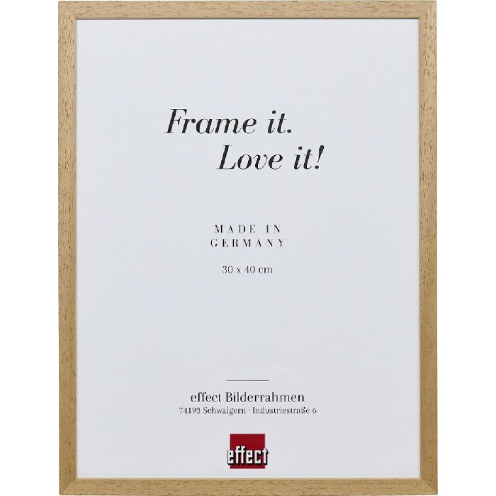 Effect Holzrahmen Profil 2330 eiche 13x18 cm Klarglas