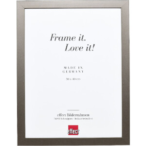 Effect Holzrahmen Profil Top Pro platin 15x20 cm Klarglas
