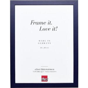 Effect Holzrahmen Profil Top Pro blau 20x30 cm Klarglas