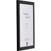 Effect A1 Brandschutzrahmen Profil S3 schwarz 62x93 cm Normalglas