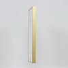 Efektowa aluminiowa rama do zdjęć Quadro 25x35 cm ze złotym szkłem antyrefleksyjnym i tylnym panelem MDF