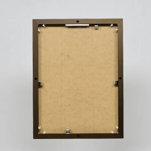 Efektowa aluminiowa rama do zdjęć Quadro 25x35 cm brązowe szkło antyrefleksyjne