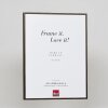 Efektowa aluminiowa rama do zdjęć Quadro 25x35 cm brązowe szkło antyrefleksyjne