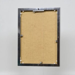 Efektowa aluminiowa ramka na zdjęcia Quadro 25x35 cm srebrna, szkło antyrefleksyjne o wysokim połysku