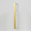 Efektowa aluminiowa rama Quadro 25x80 cm ze złotym szkłem antyrefleksyjnym