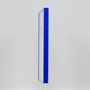 Efektowa aluminiowa ramka na zdjęcia Quadro 30 5x91 5 cm niebieskie szkło antyrefleksyjne