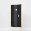 Effect rama z litego drewna profil 22 brąz-złoty 25x50 cm szkło antyrefleksyjne