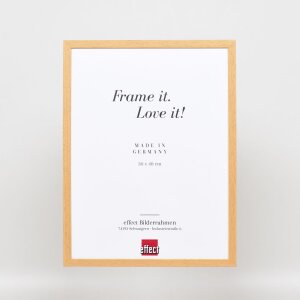 Efekt rama drewniana profil 35 dąb 50x70 cm szkło antyrefleksyjne