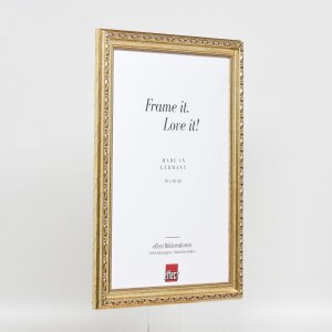 Efekt Drewniana rama barokowa Profil 37 antyczny srebrny 40x50 cm szkło antyrefleksyjne