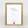 Efekt Drewniana rama barokowa Profil 37 antyczny srebrny 40x50 cm szkło antyrefleksyjne