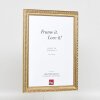 Efekt Drewniana rama barokowa Profil 37 antyczny srebrny 40x50 cm szkło antyrefleksyjne
