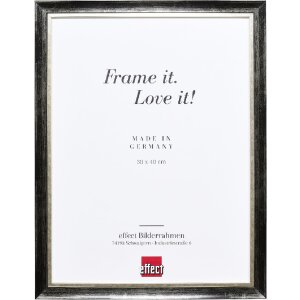 Effect Holz-Bilderrahmen Profil 40 Platin 30x45 cm...