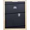 Effect Profil 40 Drewniana Ramka na Zdjęcia Srebrna 10,5x14,8 cm Antyrefleksyjna