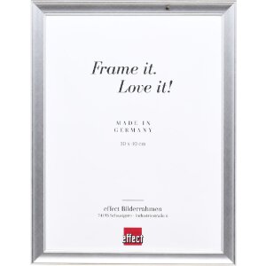 Effect Holzbilderrahmen Profil 41 Silber 18x27 cm...