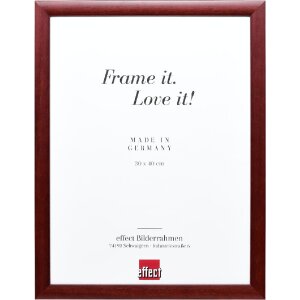 effect Holz-Bilderrahmen Profil 43 rot 15x20 cm mit...