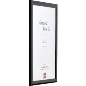 effect Ramka na zdjęcia Holz-Bilderrahmen Profil 43 czarna błyszcząca 20x30 cm ze szkłem antyrefleksyjnym