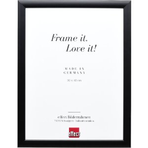 Effect Holz-Bilderrahmen Profil 43 schwarz 24x30 cm