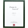 Ramka na zdjęcia z drewna „Profil 43” tannegreen 30x30 cm z szkłem antyrefleksowym – Effect
