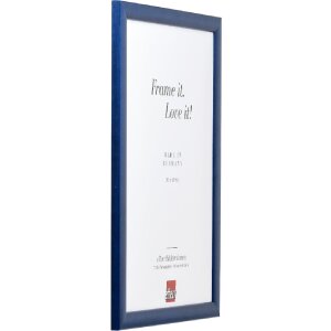 Ramka na zdjęcia z drewna Effect Profil 43, royalblau, 59,4x84,1 cm, szkło antyrefleksowe